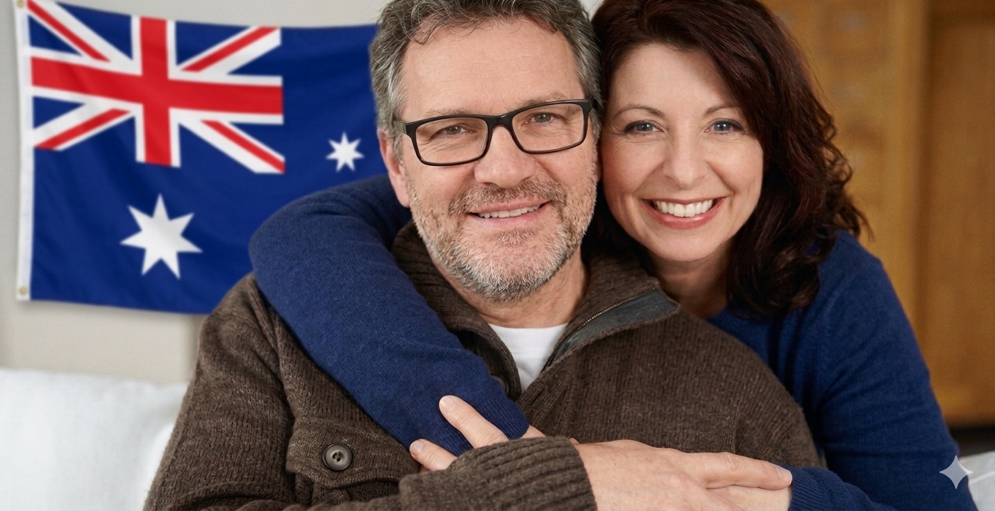 Smiling couple